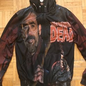 -SOLD-THE WALKING DEAD NEGAN GRAPHIC HOODIE